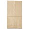 General Paper Bags, 40 lbs Cap, No 25 Squat, 8.25"Wx6.13"Dx15.88"H, Kraft, PK500 18428 - alternate 2